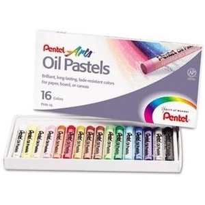 image:imagePentel PHN16 Oil Pastel Set With Carrying Case16Color Set Assorted 16Set PENPHN16