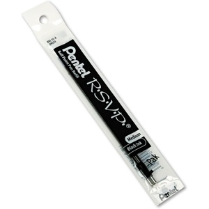 image:imagePentel BKL10A Refill for Pentel RSVP Ballpoint Pens Medium Black Ink 2Pack