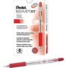 image:imagePentel RSVP Retr Ballpoint Pen Translucent Barrel Red Ink 10 mm BK93B