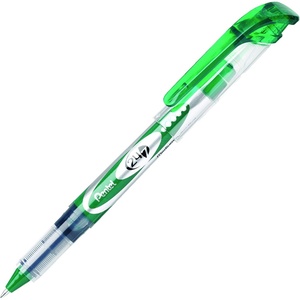 image:imagePentel 247 Roller Ball Pen Medium Line Red Ink Box of 12 BLD97BGreen