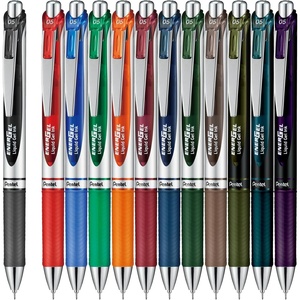 image:imagePentel BLN7512AMZ EnerGel Ballpoint Pen 05mm Set of 12 Colors12 colors