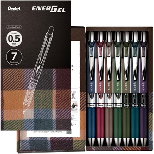 image:imagePentel BLN7512AMZ EnerGel Ballpoint Pen 05mm Set of 12 ColorsLimited 7 colors
