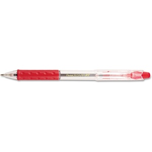 image:imagePentel RSVP Retr Ballpoint Pen Translucent Barrel Red Ink 10 mm BK93B