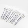 image:imagePentel Arts Sparkle Pop Gel Pen Refill 10mm Bold Line BlackRed Ink Pack of 12 Refills KF10DASilver