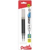 image:imagePentel Refill Ink for ENERGel and Lancelot Gel Pen 07mm Metal Tip Black Ink 2 Pack LR7BP2ABlack