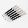image:imagePentel Refill Ink  For EnerGel Gel Pen 07mm Metal Tip Medium Black Ink Pack of 6 Refills LR76ABlack