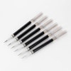 image:imagePentel Refill Ink  for EnerGel Gel Pen 07mm Needle Tip Fine Black Ink Pack of 6 Refills LRN76ABlack
