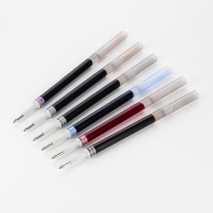 image:imagePentel Refill Ink  For EnerGel Gel Pen 07mm Metal Tip Medium Black Ink Pack of 6 Refills LR76AAssorted