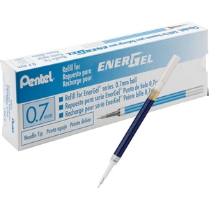 image:imagePentel Refill Ink for EnerGel 07mm Needle Tip Liquid Gel Pen Pack of 12 Red Ink LRN7B12Blue