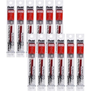 image:imagePentel Refill Ink for EnerGel Liquid Gel Pen 05mm Needle Tip Red Ink Box of 12 LRN5B12Red