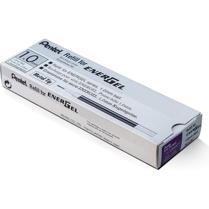 image:imagePentel Refill Ink for EnerGel Liquid Gel Pen 10mm Bold Line Metal Tip Black Ink Box of 12 LR10AViolet