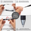 image:imagePentel Refill Ink for EnerGel PRO Permanent Gel Pen 07mm Medium Line Black Ink Box of 12 LRP7ARed