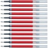 image:imagePentel Refill Ink for EnerGel PRO Permanent Gel Pen 07mm Medium Line Black Ink Box of 12 LRP7ARed