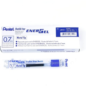 image:imagePentel Refill Ink for BL57BL77 EnerGel Liquid Gel Pen 07mm Metal Tip Blue Ink Box of 12 LR7C12