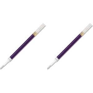image:imagePentel Refill for EnerGel RTX EnerGel Deluxe Metal Tip Bold Point Violet Ink EA  PENLR10V1 Count Pack of 2