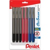 image:imagePentel Clic Eraser Grip Retractable Eraser with Grip Office Barrel Colors Black Red Blue 7 Pack