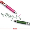 image:imagePentel EnerGel Xm 07mm Rollerball  GreyGreen