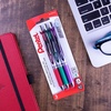 image:imagePentel EnerGel XM Retractable Pink Barrel Supporting Breast Cancer Now 07mm tip Black Ink Pack of 12 pensAssorted