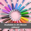 image:imagePentel EnerGel XM Retractable Pink Barrel Supporting Breast Cancer Now 07mm tip Black Ink Pack of 12 pensGreen