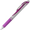 image:imagePentel EnerGel XM Retractable Pink Barrel Supporting Breast Cancer Now 07mm tip Black Ink Pack of 12 pensPurple