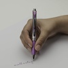 image:imagePentel EnerGel XM Retractable Pink Barrel Supporting Breast Cancer Now 07mm tip Black Ink Pack of 12 pensViolet