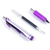 image:imagePentel EnerGel XM Retractable Pink Barrel Supporting Breast Cancer Now 07mm tip Black Ink Pack of 12 pensViolet