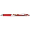 image:imagePentel EnerGel XM Retractable Pink Barrel Supporting Breast Cancer Now 07mm tip Black Ink Pack of 12 pensRed