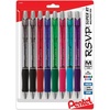 image:imagePentel RSVP Super RT Retractable Ballpoint Pen  1 mm Pen Point Size  Retractable  Translucent Barrel  8  Pack
