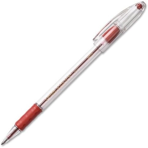 image:imagePentel RSVP Ballpoint Pen 10mm Medium Tip Red Ink Box of 12 BK91B Color Red Ink Office Supply Product