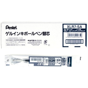 image:image EnerGel Black Colors Ballpoint Pen Refill 003 inches 07 mm Indigo Black 10 Pieces XLR7SA