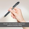 image:imagePentel 10mm Tip EBall Retractable Ballpoint Pen  Black Pack of 12 PensBlack