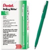 image:imagePentel Rolling Writer Pen 08mm Cushion Ball Tip Green Ink Box of 12 R100DGreen
