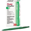 image:imagePentel Rolling Writer Pen 08mm Cushion Ball Tip Green Ink Box of 12 R100DGreen