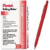 image:imagePentel Rolling Writer Pen 08mm Cushion Ball Tip Green Ink Box of 12 R100DRed