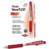 image:imagePentel Wow Gel Retractable Gel Pen 07mm Medium Line Red Ink Box of 12 K437B
