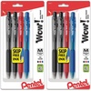 image:imagePentel Wow Retractable Ballpoint Pens Medium Line Assorted Ink Pack of 8 BK440BP4M14 Count Pack of 2