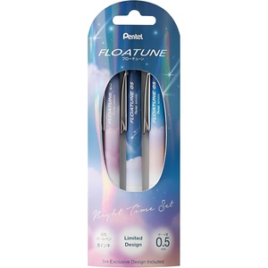 image:imagePentel Floatune Limited Day Time Set 05mm Black Ink Needle Tip Set of 3 BZN205SDA3ANight Time Set