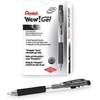 image:imagePentel Wow Gel Retractable Gel Pen 07mm Medium Line Black Ink Box of 12 K437ABlack