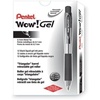 image:imagePentel Wow Gel Retractable Gel Pen 07mm Medium Line Black Ink Box of 12 K437ABlack