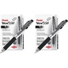 image:imagePentel Wow Gel Retractable Gel Pen 07mm Medium Line Black Ink Box of 12 K437ABlack