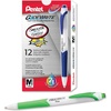 image:imagePentel GlideWrite Ballpoint Pen with TechniFlo Ink 10mm Medium Line Lime Green Ink Box of 12 BX910K