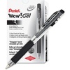 image:imagePentel Wow Gel Retractable Gel Pen 07mm Medium Line Black Ink Box of 12 K437ABlack