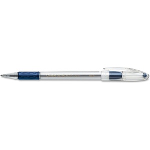 image:imagePentel BK91C RSVP Stick Ballpoint Pen 1mm Trans Barrel Blue Ink Dozen